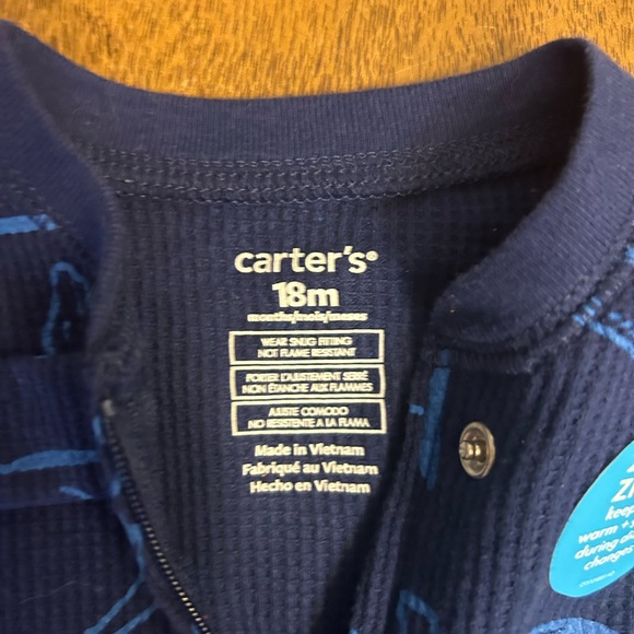 Carter’s NWT onesie with dinosaurs! - Picture 3 of 4